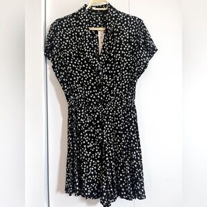 Zara Short Floral print Jumpsuit